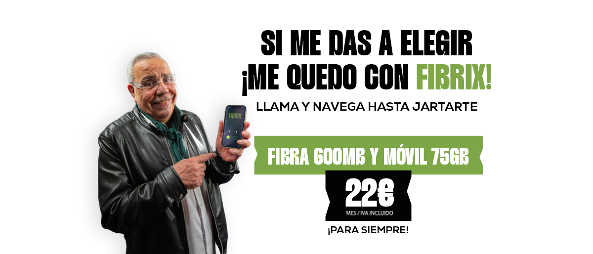 Fibra y móvil 22€ para siempre
